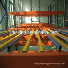 Cremalheira de armazenamento ao vivo da caixa, metal pendurado racking de fluxo de caixa de armazenamento